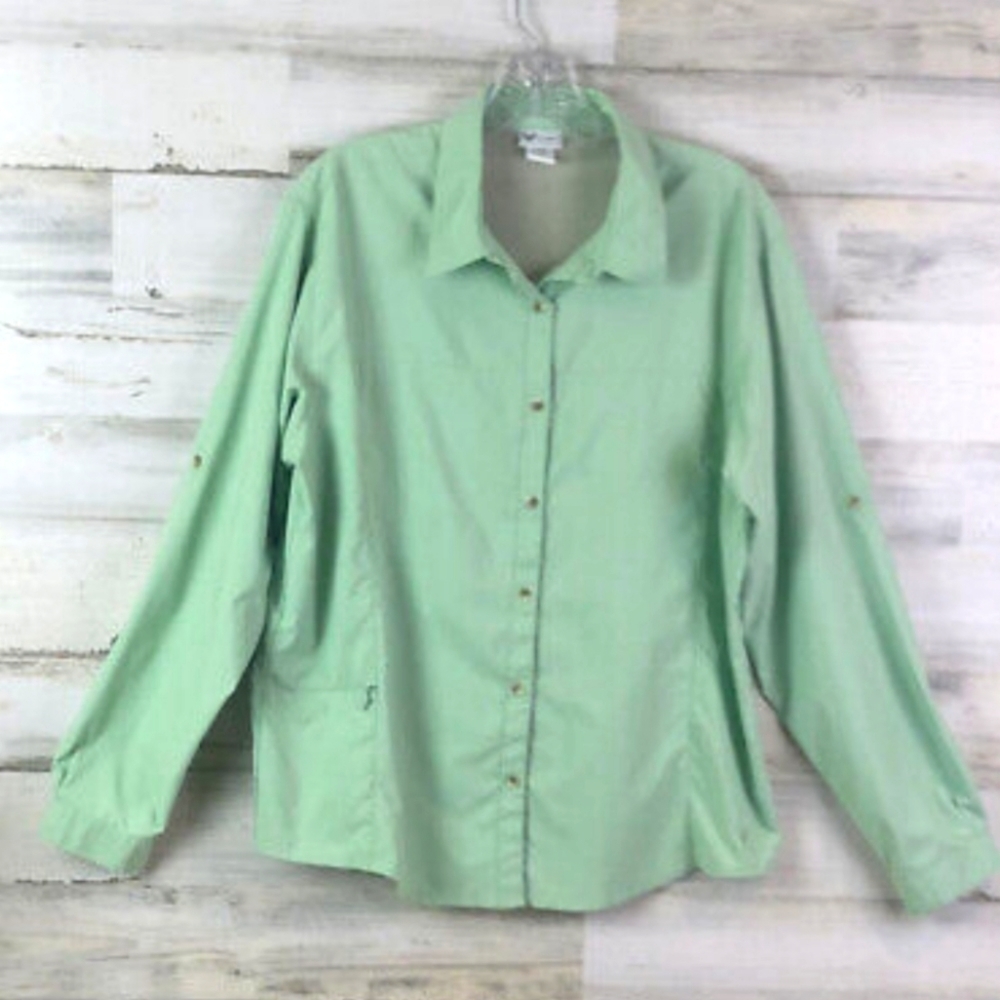 White Sierra Outdoor Hiking & Fishing Longsleeve Button-Down Shirt Size XL